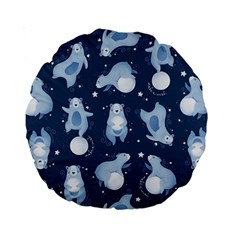 Bear Pattern Patterns Planet Animals Standard 15  Premium Round Cushions by Semog4