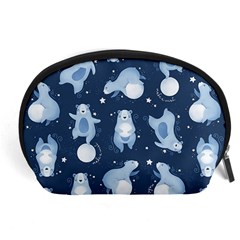 Bear Pattern Patterns Planet Animals Accessory Pouch (large) by Semog4