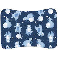 Bear Pattern Patterns Planet Animals Velour Seat Head Rest Cushion