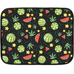 Watermelon Berries Patterns Pattern Fleece Blanket (mini) by Semog4