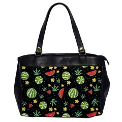 Watermelon Berries Patterns Pattern Oversize Office Handbag by Semog4