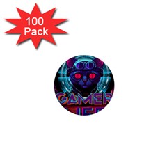 Gamer Life 1  Mini Buttons (100 Pack)  by minxprints