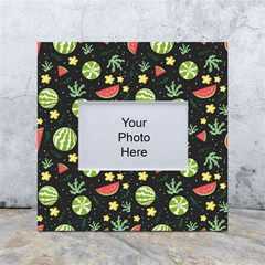 Watermelon Berries Patterns Pattern White Box Photo Frame 4  X 6  by Semog4