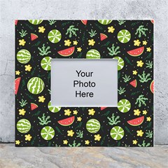 Watermelon Berries Patterns Pattern White Wall Photo Frame 5  X 7  by Semog4