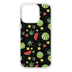 Watermelon Berries Patterns Pattern Iphone 14 Pro Tpu Uv Print Case by Semog4