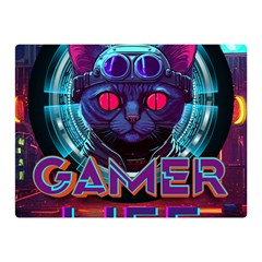 Gamer Life Two Sides Premium Plush Fleece Blanket (mini) by minxprints