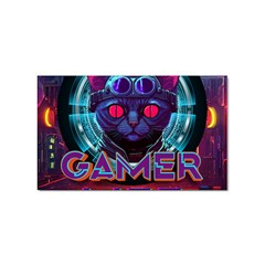 Gamer Life Sticker (rectangular) by minxprints