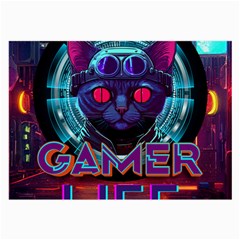 Gamer Life Large Glasses Cloth by minxprints