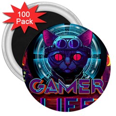 Gamer Life 3  Magnets (100 Pack) by minxprints