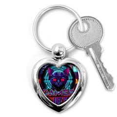 Gamer Life Key Chain (heart) by minxprints