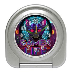 Gamer Life Travel Alarm Clock by minxprints