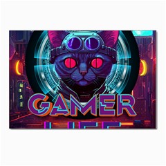 Gamer Life Postcard 4 x 6  (pkg Of 10) by minxprints