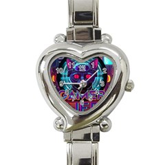 Gamer Life Heart Italian Charm Watch by minxprints