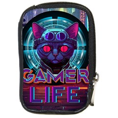 Gamer Life Compact Camera Leather Case by minxprints