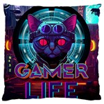 Gamer Life Large Premium Plush Fleece Cushion Case (Two Sides) Front