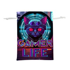 Gamer Life Lightweight Drawstring Pouch (l) by minxprints