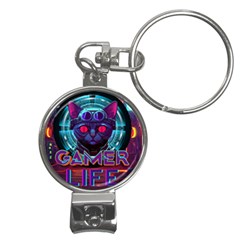 Gamer Life Nail Clippers Key Chain by minxprints