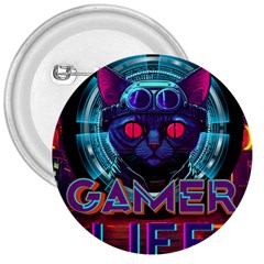 Gamer Life 3  Buttons by minxprints