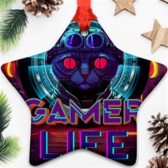 Gamer Life Ornament (star)