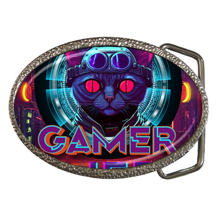 Gamer Life Belt Buckles