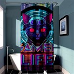 Gamer Life Shower Curtain 36  x 72  (Stall)  Curtain(36 X72 ) - 33.26 x66.24  Curtain(36 X72 )