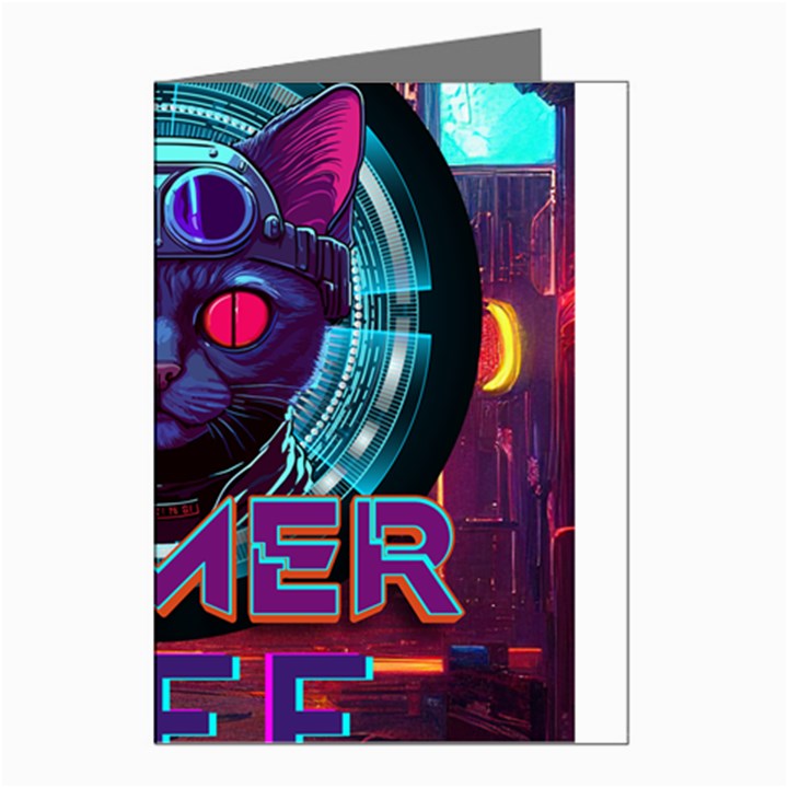 Gamer Life Greeting Cards (Pkg of 8)