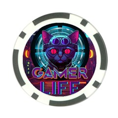 Gamer Life Poker Chip Card Guard by minxprints