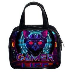 Gamer Life Classic Handbag (two Sides) by minxprints