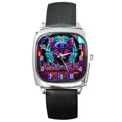 Gamer Life Square Metal Watch by minxprints