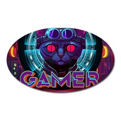 Gamer Life Oval Magnet