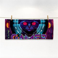 Gamer Life Hand Towel by minxprints