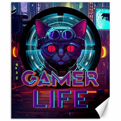 Gamer Life Canvas 20  X 24 