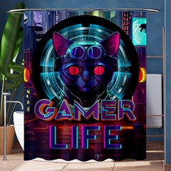 Gamer Life Shower Curtain 60  X 72  (medium)  by minxprints