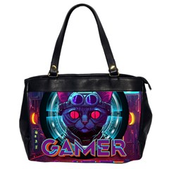 Gamer Life Oversize Office Handbag (2 Sides) by minxprints