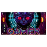 Gamer Life Banner and Sign 8  x 4  Front