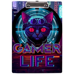 Gamer Life A4 Acrylic Clipboard