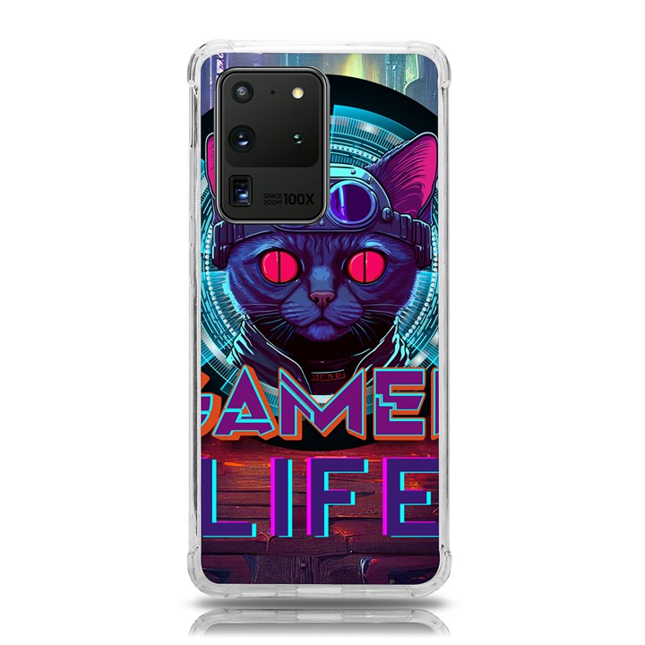 Gamer Life Samsung Galaxy S20 Ultra 6.9 Inch TPU UV Case