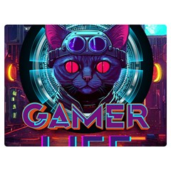 Gamer Life Two Sides Premium Plush Fleece Blanket (extra Small)