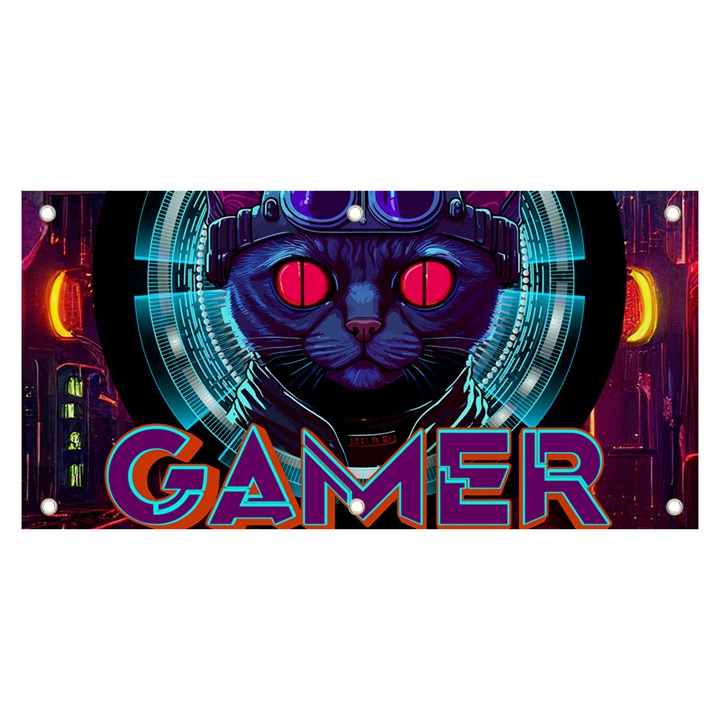 Gamer Life Banner and Sign 6  x 3 