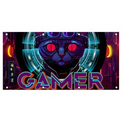 Gamer Life Banner And Sign 8  X 4 