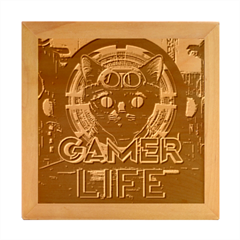 Gamer Life Wood Photo Frame Cube by minxprints