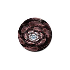 Flower Fractal Art Cool Petal Abstract Golf Ball Marker by Semog4