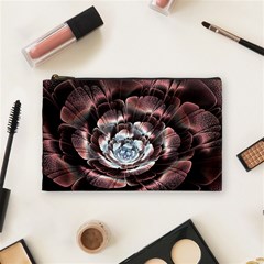 Flower Fractal Art Cool Petal Abstract Cosmetic Bag (medium) by Semog4