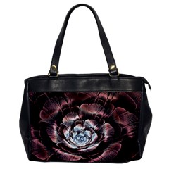 Flower Fractal Art Cool Petal Abstract Oversize Office Handbag by Semog4