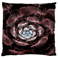 Flower Fractal Art Cool Petal Abstract Large Cushion Case (one Side) by Semog4