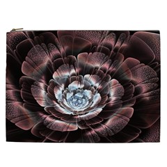 Flower Fractal Art Cool Petal Abstract Cosmetic Bag (xxl) by Semog4