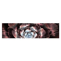 Flower Fractal Art Cool Petal Abstract Oblong Satin Scarf (16  X 60 ) by Semog4