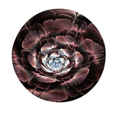 Flower Fractal Art Cool Petal Abstract Mini Round Pill Box (pack Of 3) by Semog4