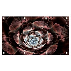 Flower Fractal Art Cool Petal Abstract Banner And Sign 7  X 4  by Semog4