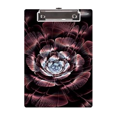 Flower Fractal Art Cool Petal Abstract A5 Acrylic Clipboard by Semog4